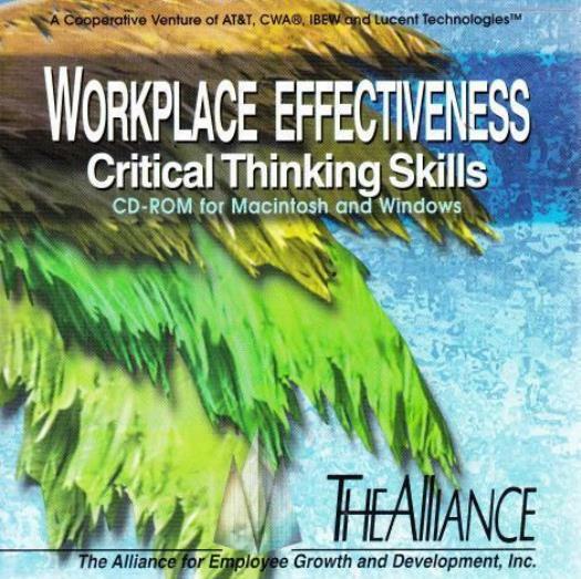 Workplace Effectiveness: Critical Thinking Skills PC MAC CD help employees skill