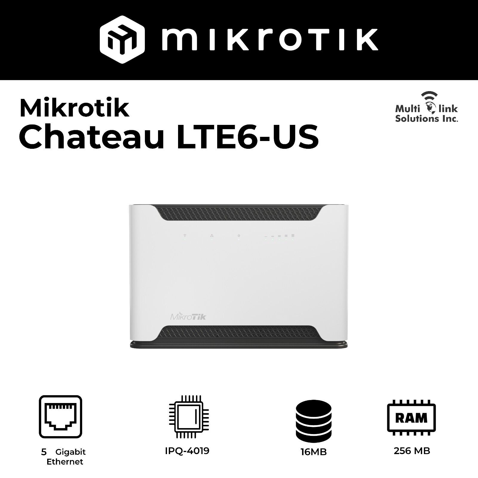 MikroTik D53G-5HacD2HnD-TC&EG06-A Chateau LTE6-US 802.11a/b/g/n/ac (5) 10/100/