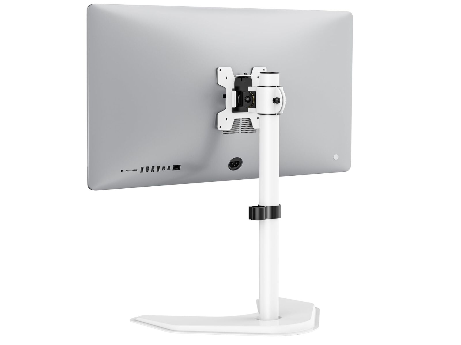 WALI Single Monitor Stand Free Standing Desk Stand with Mounting Holes 75 to ...