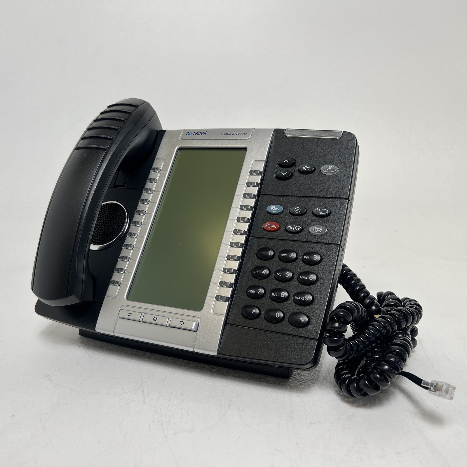 MITEL 5340e IP5340e Black Office Display Phone 50006478 Back Lit