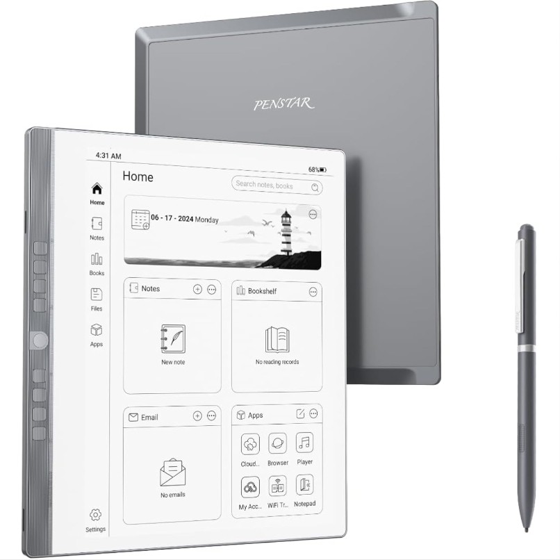Penstar eNote Paper Tablet Bundle, 10.3-inch Pen Only Writing Tablet
