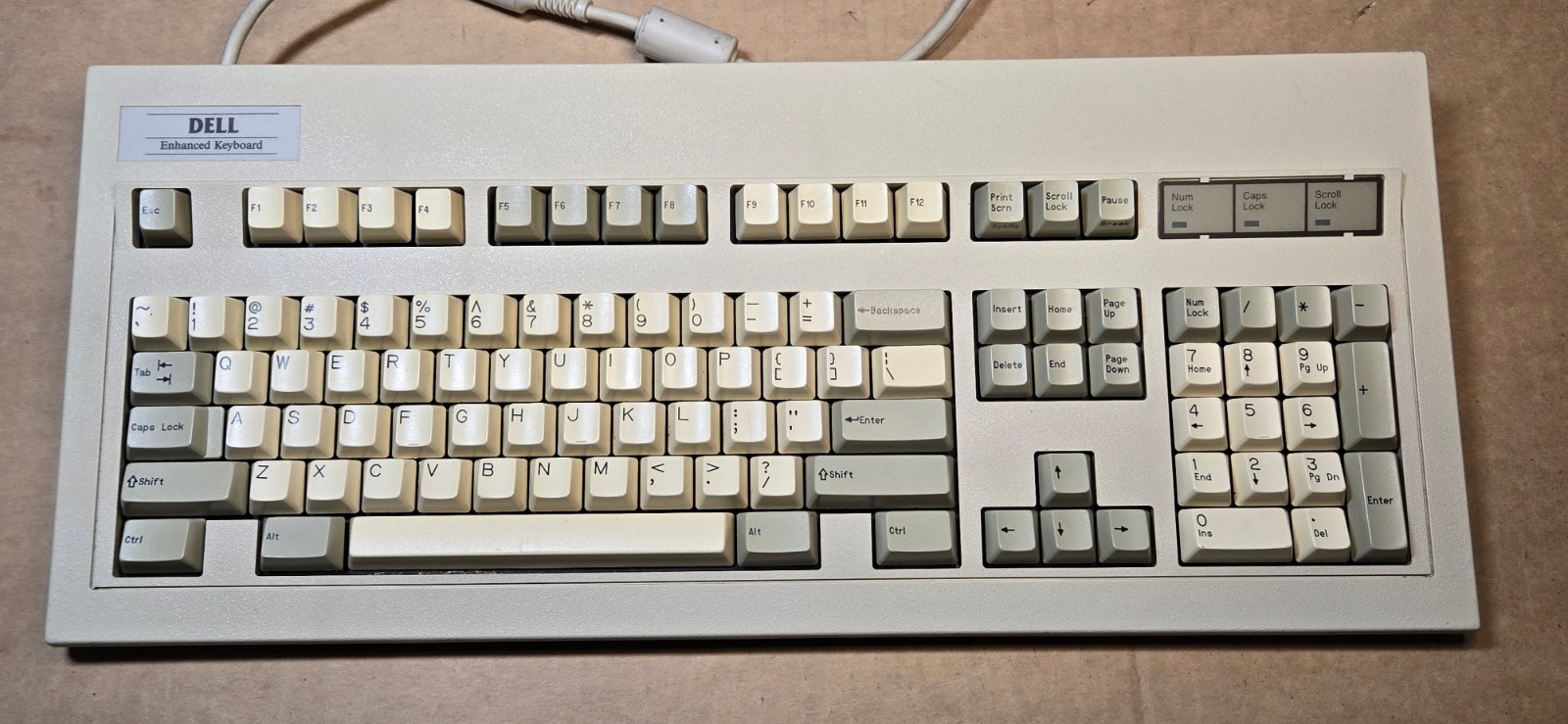 Key Tronic DELL Enhanced Keyboard  Vintage Computer Keyboard - Untested
