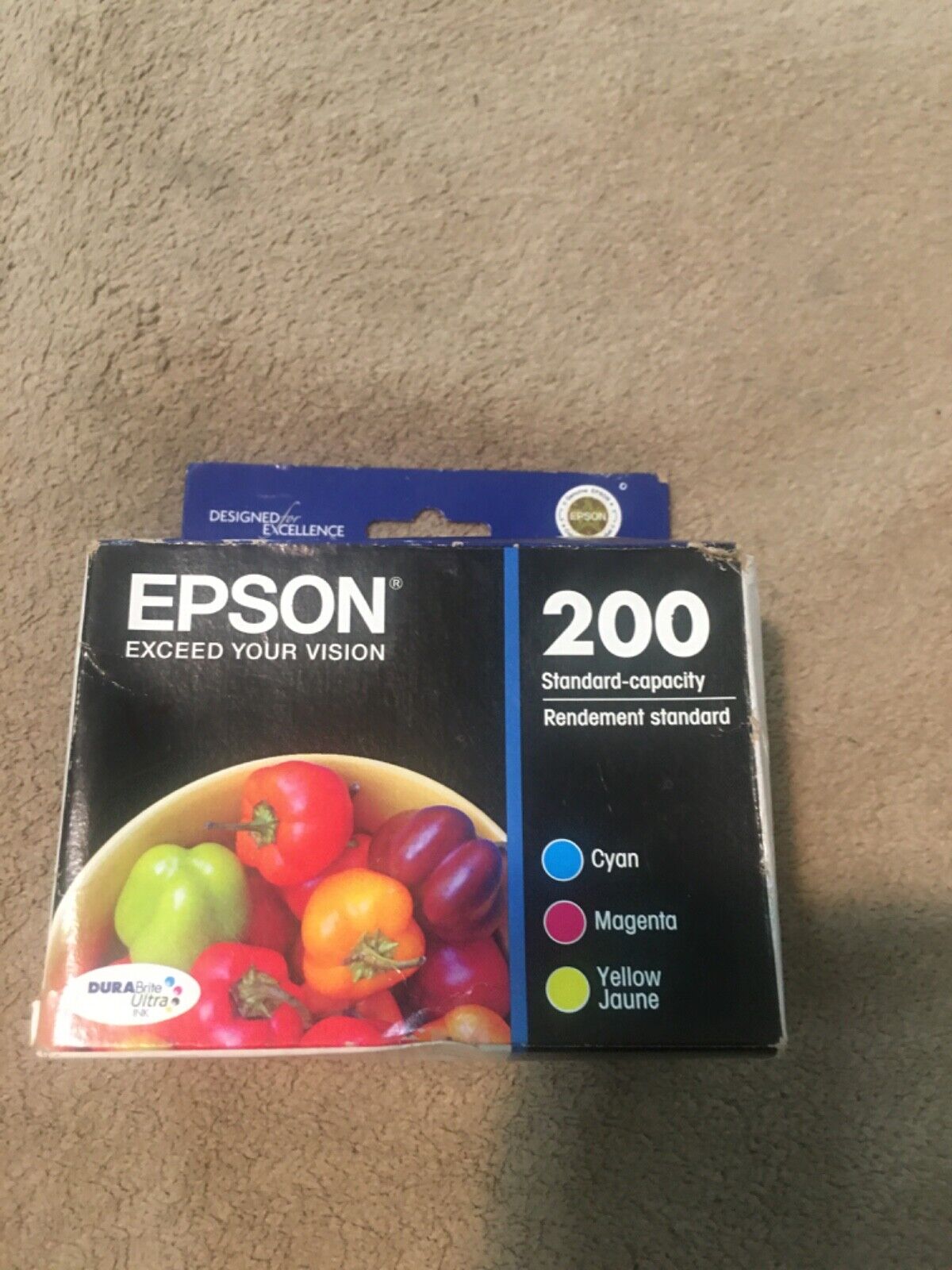 Epson 200 T200520 Tri-Color Ink Multi-Pack Best By 12-17