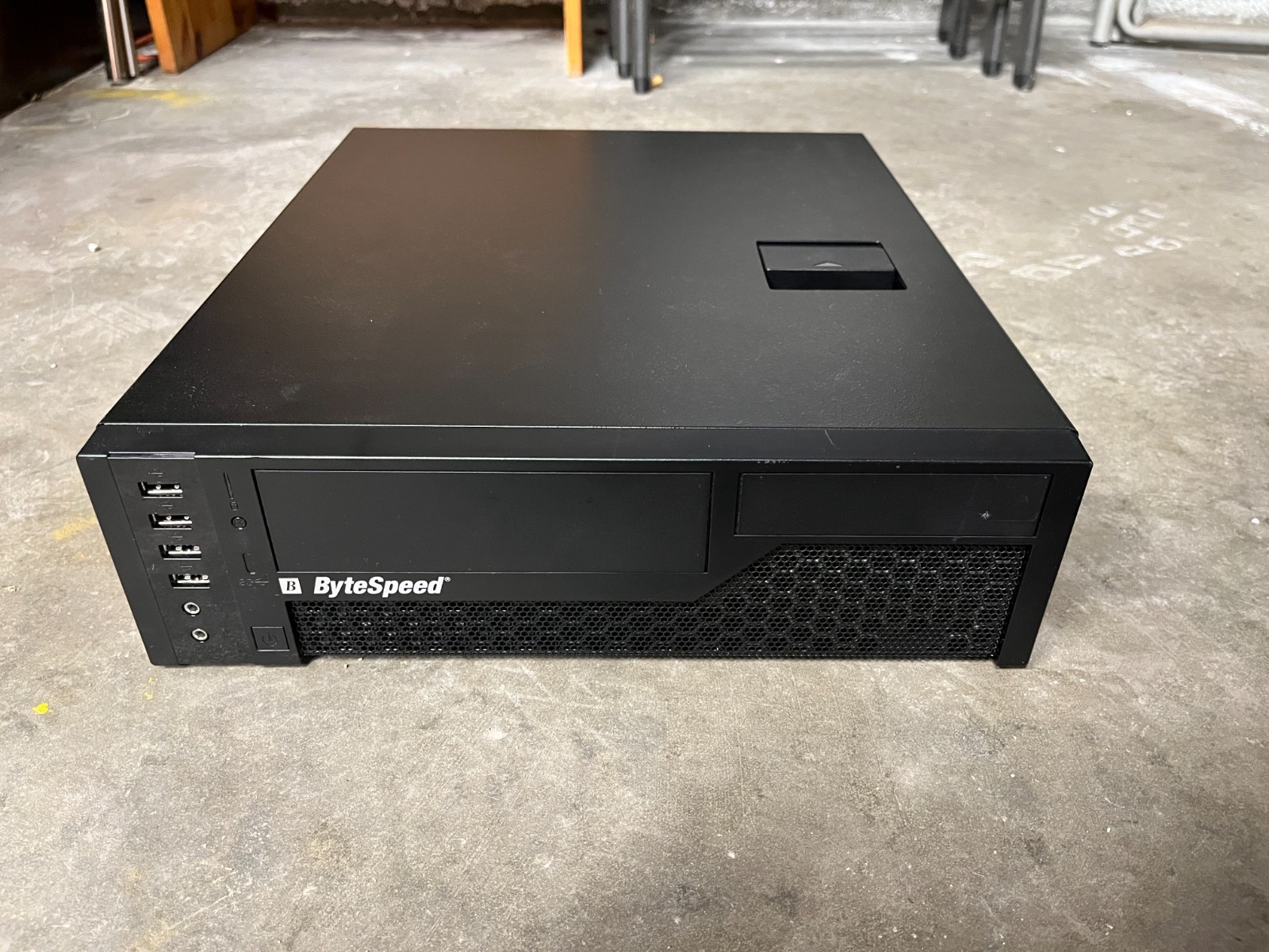 In‑Win CE685 Micro‑ATX Case w/ 300W PSU – Used – ByteSpeed Logo – Some Screws