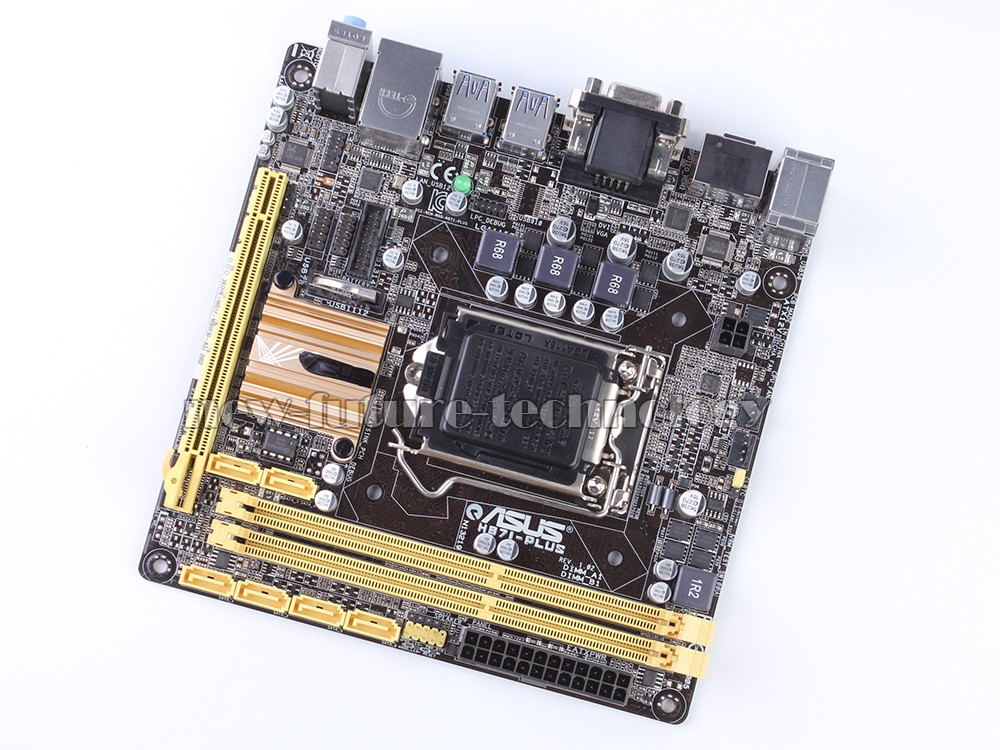 ASUS H87I-PLUS, LGA 1150, Intel H87 Motherboard HDMI DVI SATA 6Gb/s