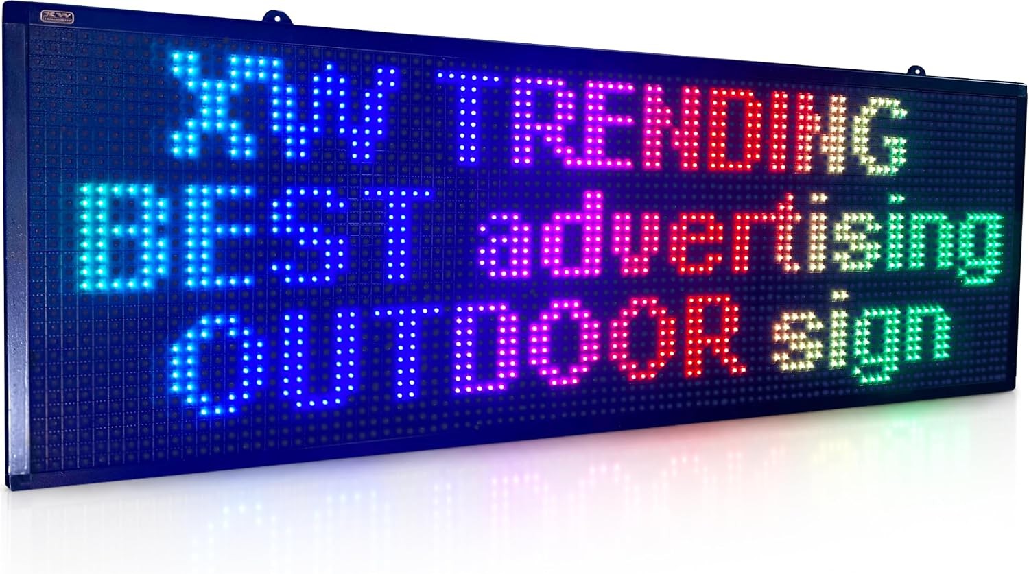 LED Sign Scrolling 40 x 14 WiFi Programmable Indoor Outdoor RGB perfect tool