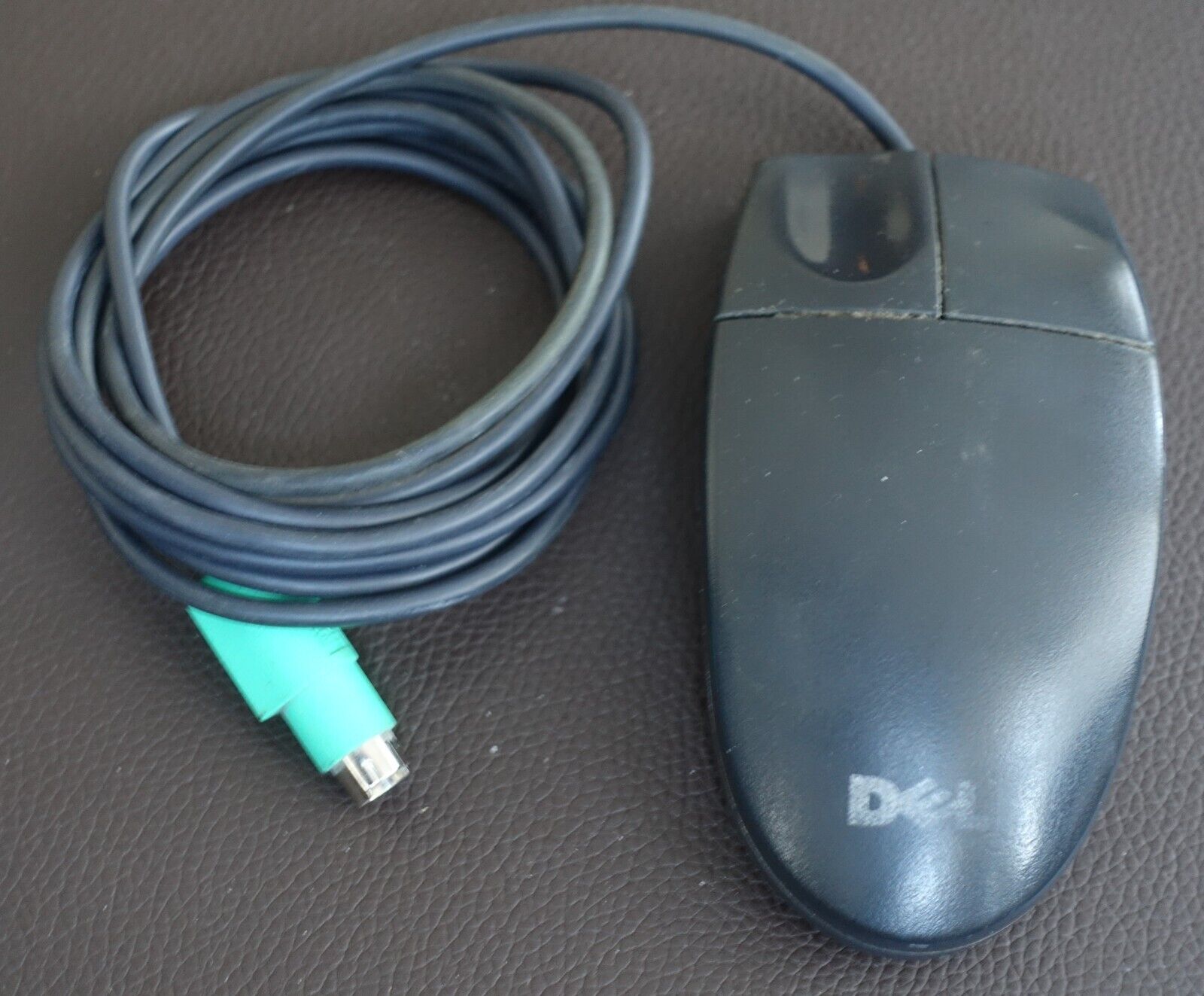 Dell Logitech M-SAW34 Black PS/2 Wired 2 Button Ball Mouse
