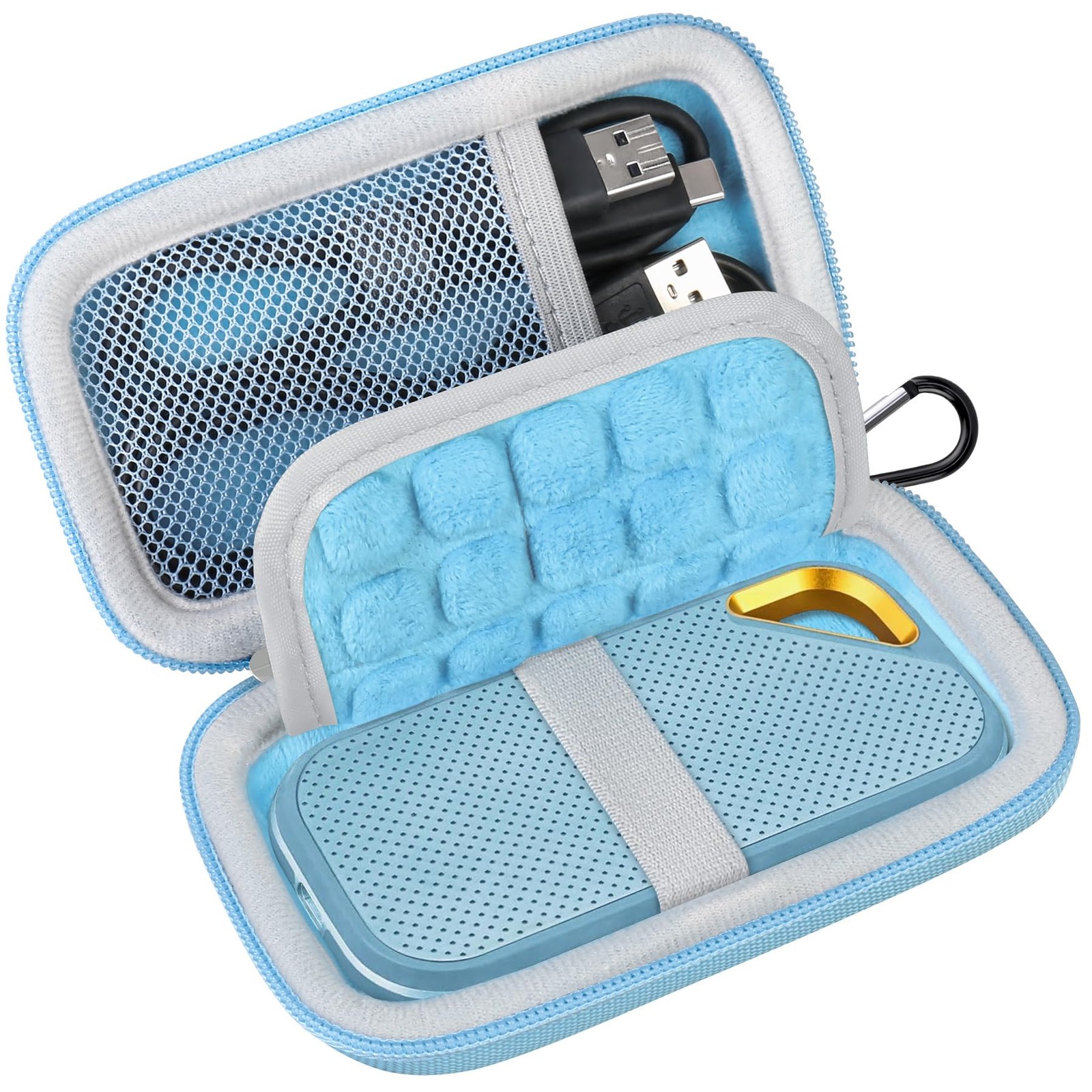 Lacdo Hard Case for SanDisk Extreme Pro Extreme Portable SSD Blue Japan Import