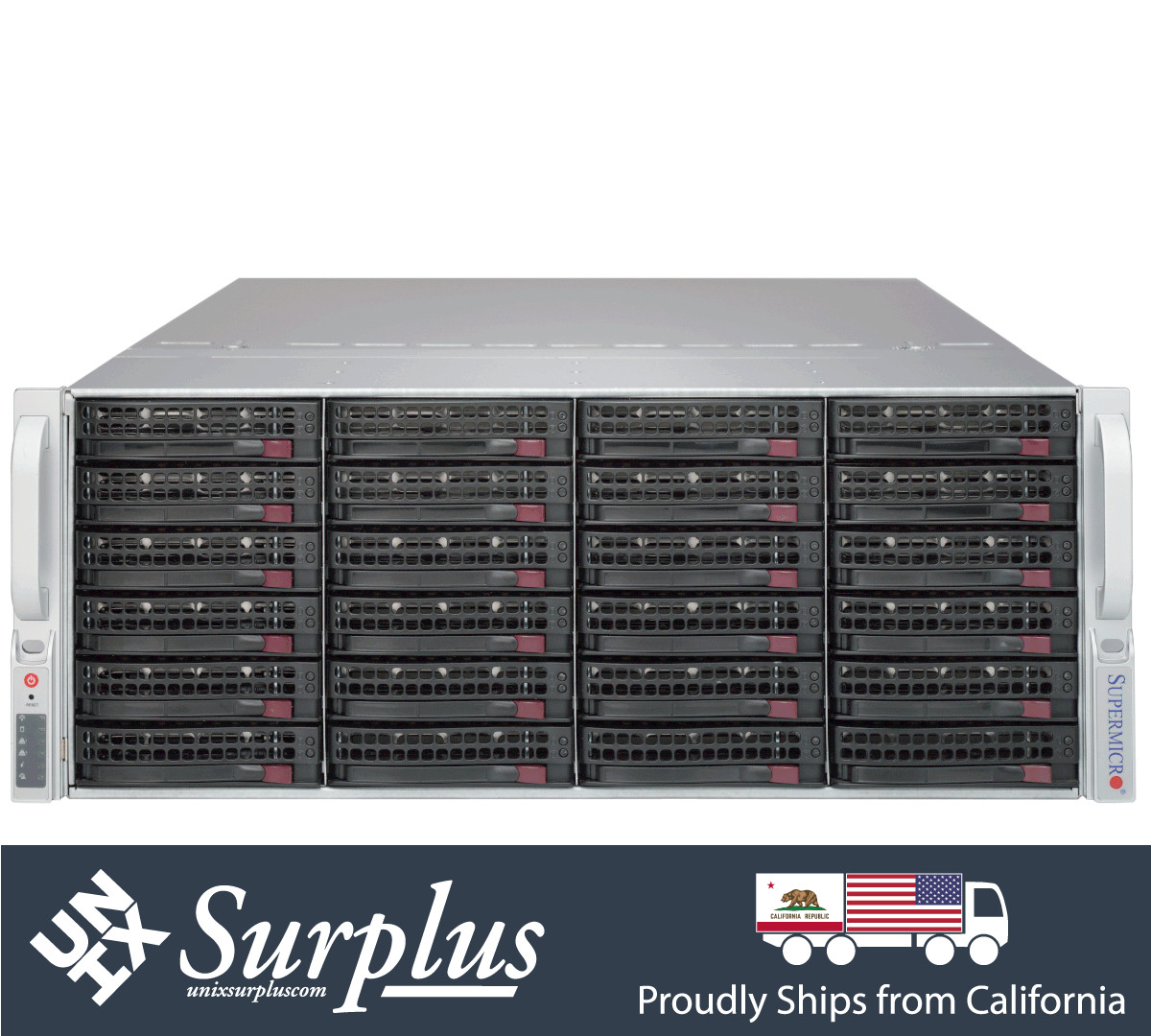 4U 36 Bay SAS3 UNRAID Storagage Server Xeon Skylake 2Ghz 32 Cores 64GB RAM DDR4