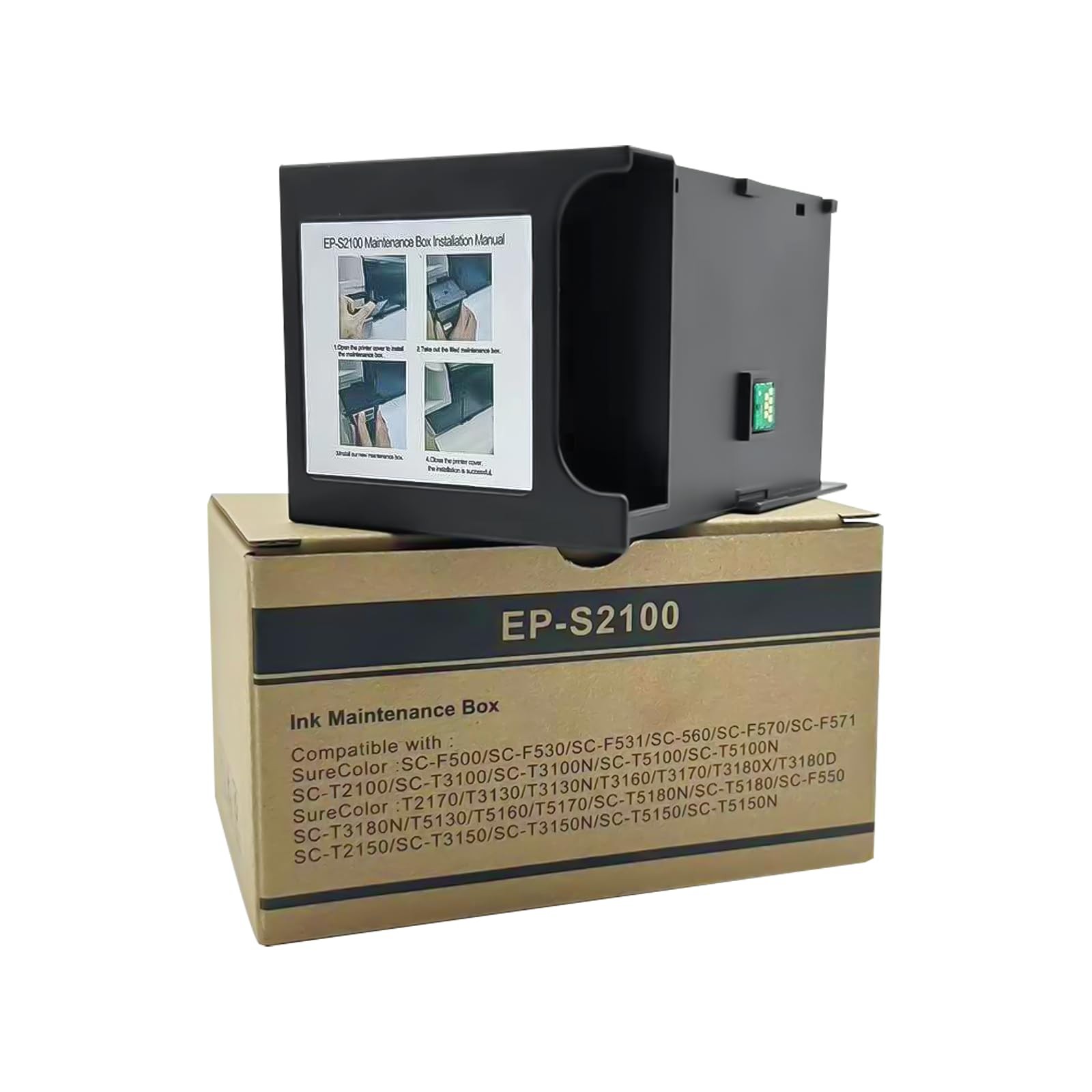 F570 C13S210057 SC13MB S2100 Maintenance Box Ink Waste Tank Replacement for S...