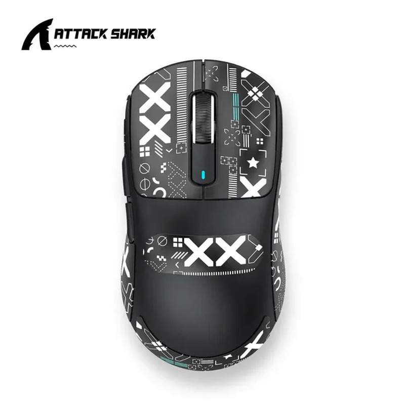 Attack Shark X3Rro Wired Mode 8Khz Bluetooth Mouse,Pixart Paw3395,Tri-Mode,Wired
