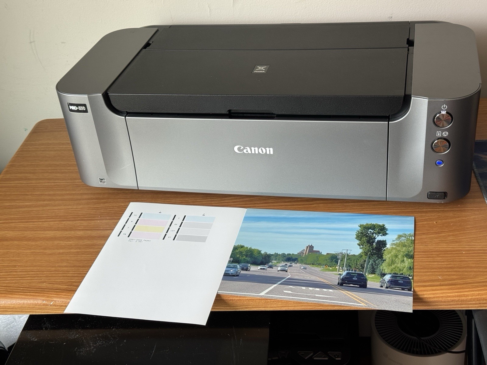 Canon PIXMA PRO-100 Professional Photo Inkjet Printer wiFI /fully tested  5k pgs