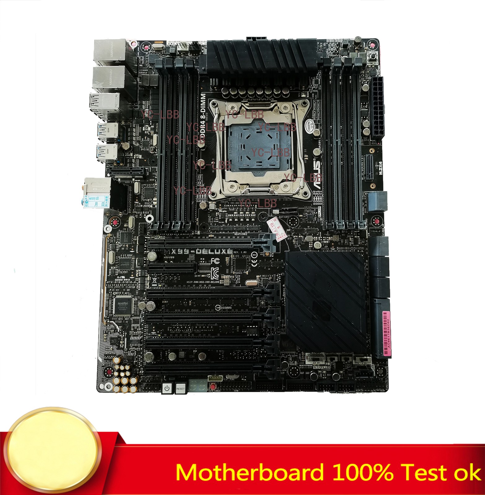 FOR ASUS X99-DELUXE Motherboard Supports LGA2011 E5-2690 V3 64GB 100% Test Work