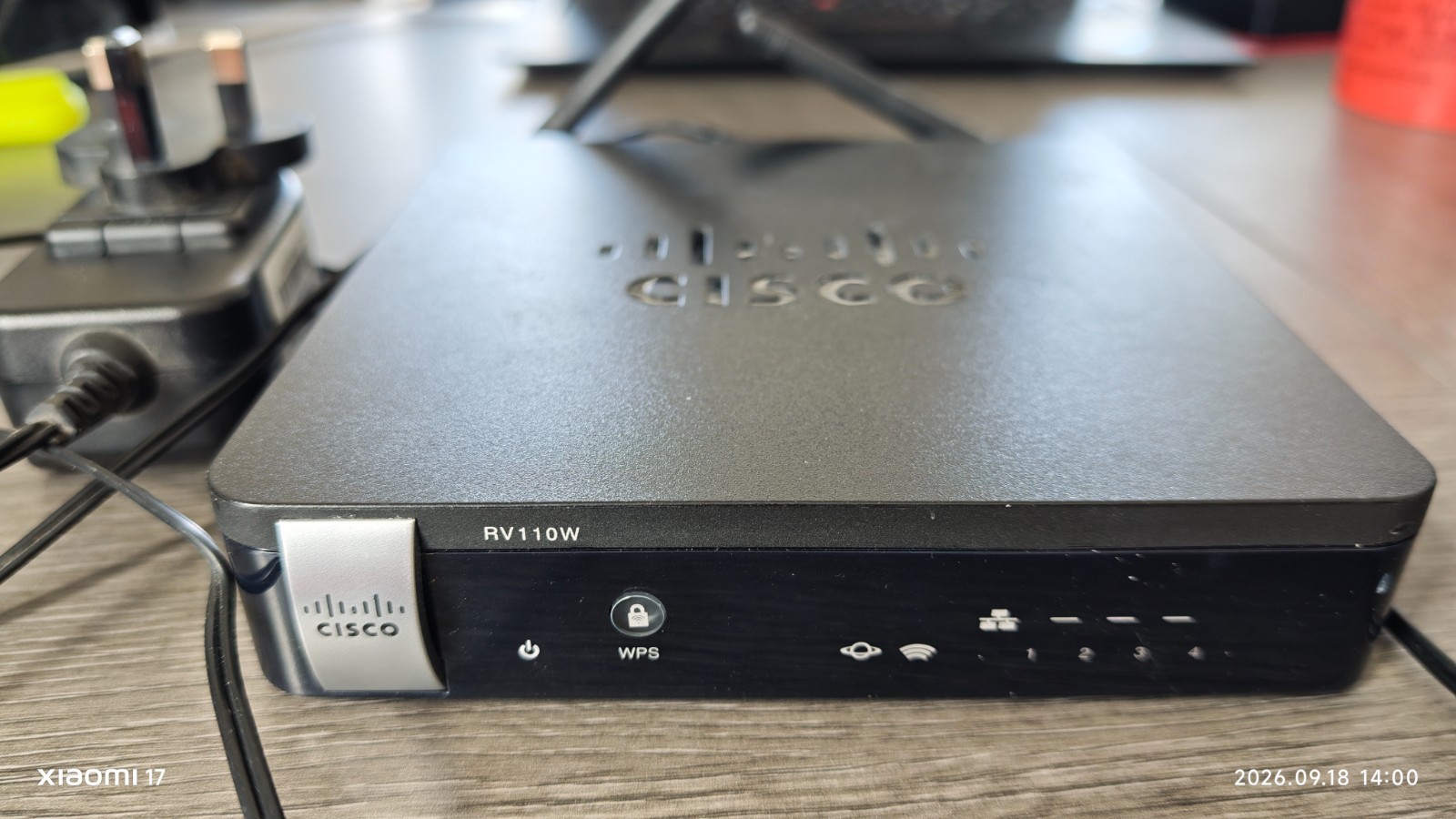 Cisco RV110W VPN Router Access Point Wireless-N Firewall