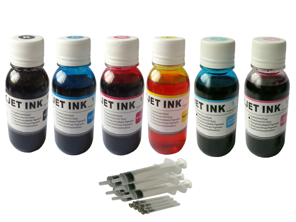 6x100ml ND® Non-OEM Dye Refill Inks for 552 T552 EcoTank ET-8500 8550 SuperTanks