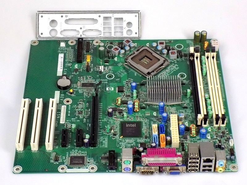 HP 437795-001 BTX Motherboard, So. 775, Intel Q35, DDR2, PCIe x16, SATA for dc7800