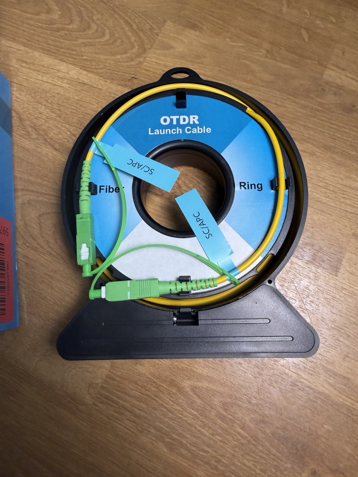 OTDR Launch Cable Box 1km SC/APC to SC/APC Single Mode Dead Zone Eliminator 