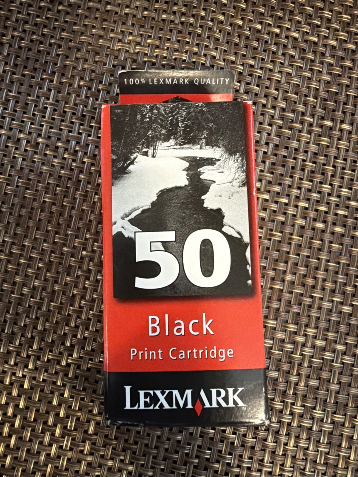 Lexmark 50 Black Ink Cartridge 17G0050 Genuine OEM New Sealed Foil Pouch Z705