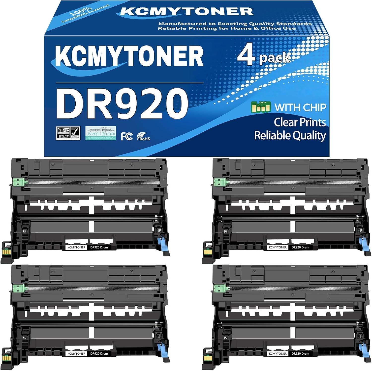 DR-920 DR920 Drum Unit Black 4 Pack Compatible Brother Laser Printer +++++++++++