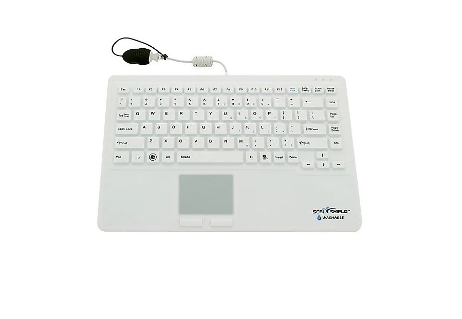 Seal Shield Seal Touch Waterproof USB Keyboard White SW87P2