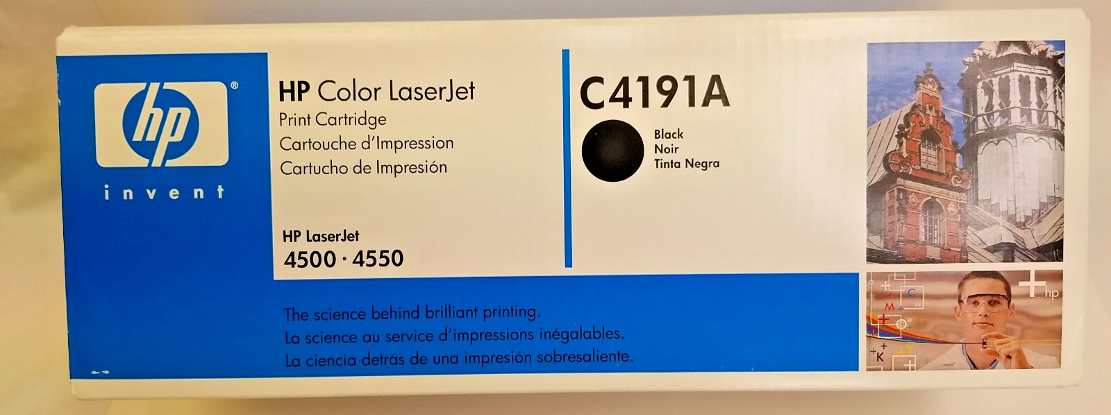 Compatible HP LaserJet Toner Cartridge C4191A Black in its Sealed Box