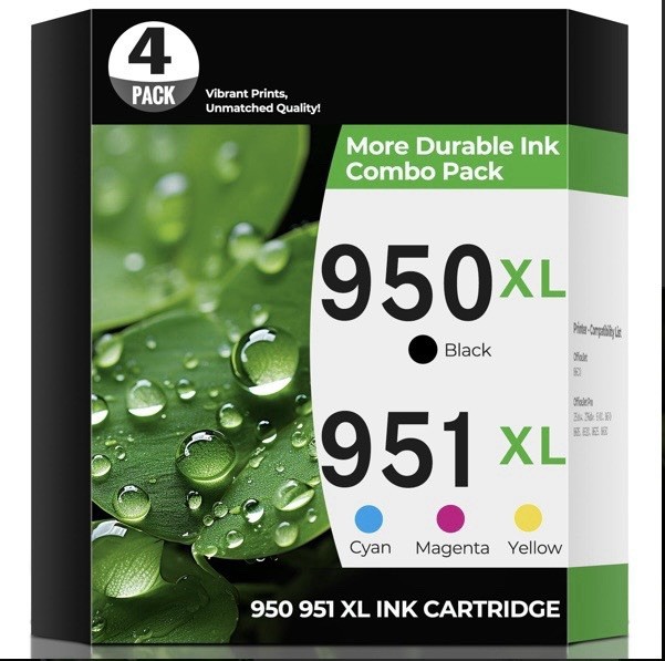 950XL 951XL Ink Cartridges Officejet Pro 8600 8610 8620 Ink