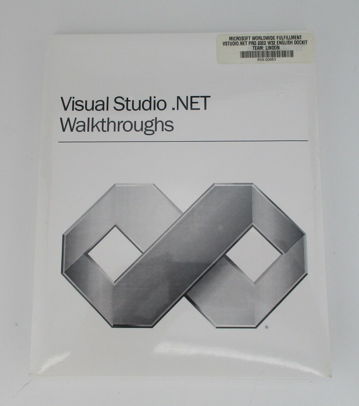 Microsoft Visual Studio .NET Walkthroughs Pro 2002 W32 English Book Sealed 