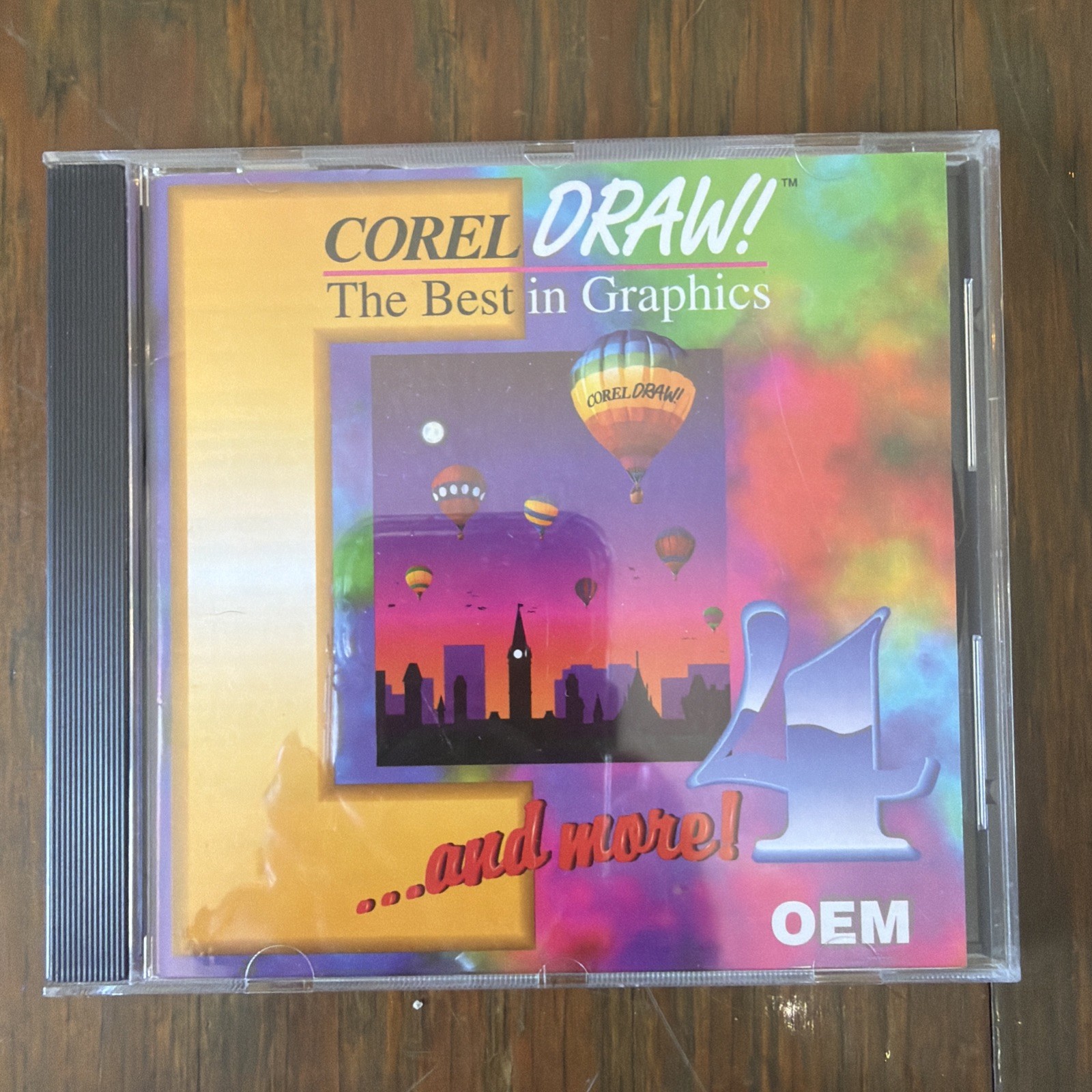 Corel Draw 4 The Best In Graphics And More OEM CD-RUM Very Good