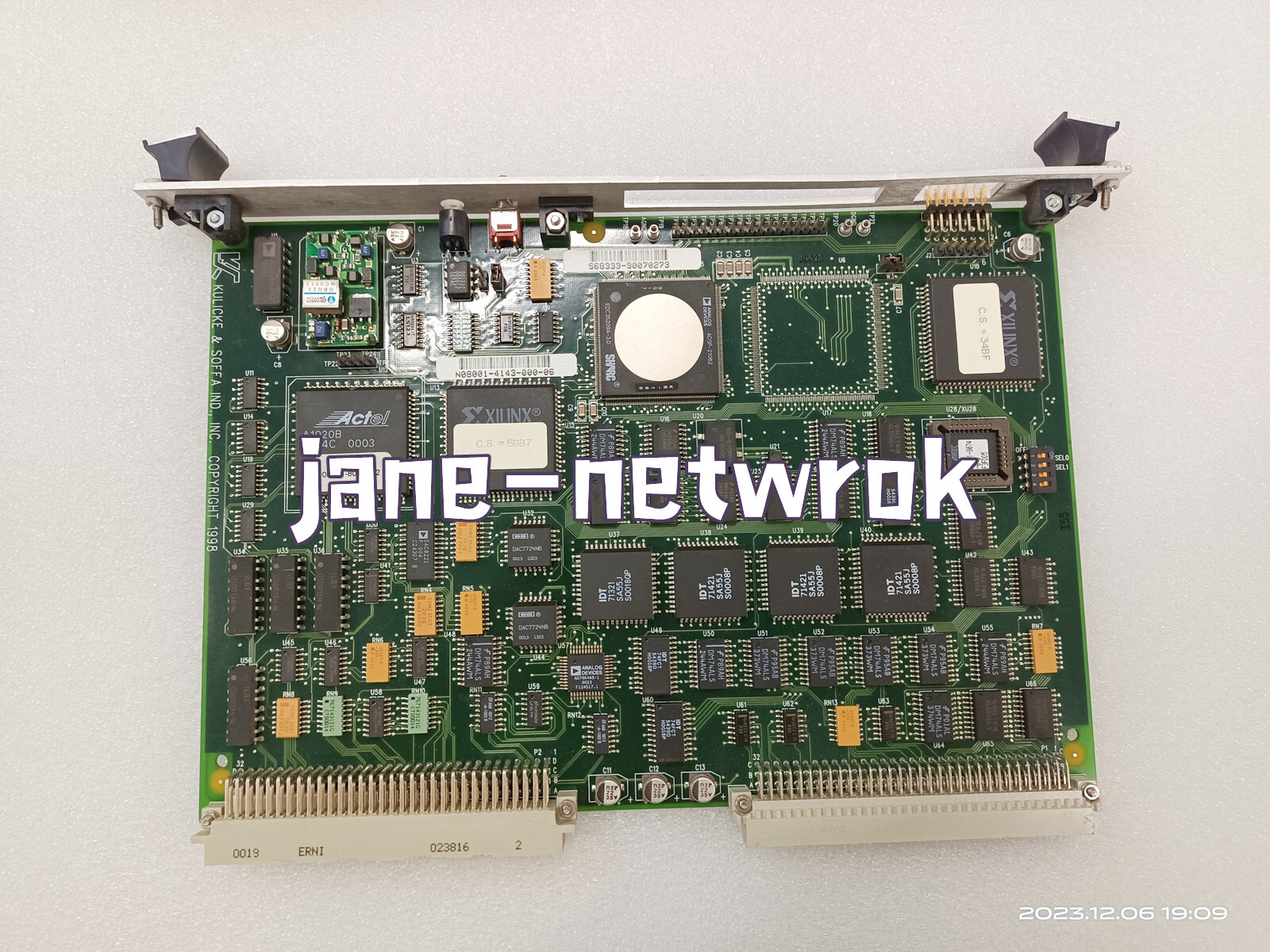 1PC 100% test SERVO CPU BOARD N08001-4143-000-06 Fast Shipping By FedEx or DHL