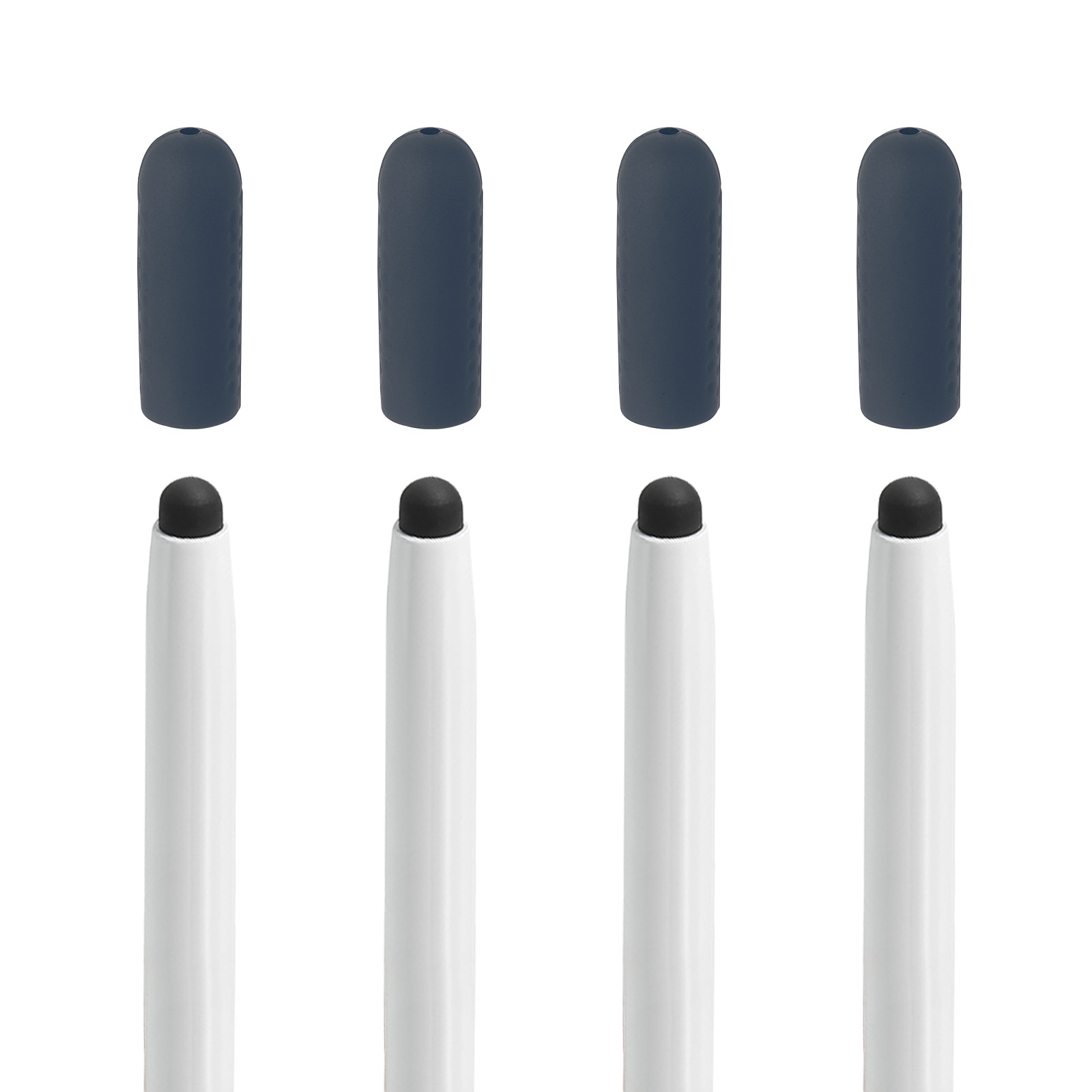 4Pcs Pen Nib Cover Tip Nib Cap Protector for 1st to 4th Stylus Pen, Dark Blue