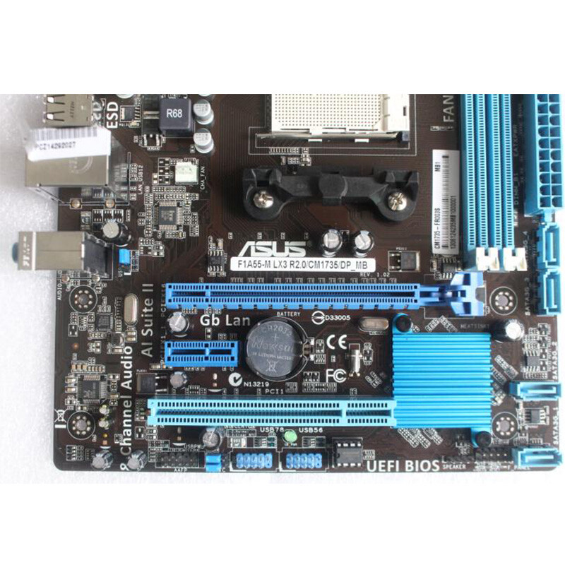 For Asus Desktop Motherboard F1A55-M LX3 R2.0/CM1735 DDR3 M-ATX 32 GB TESTED