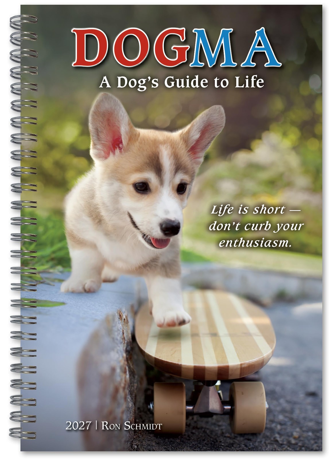 Calendar Planner 6 x 9 16 Month Weekly Monthly Dogma Dog Photography 2027 Book
