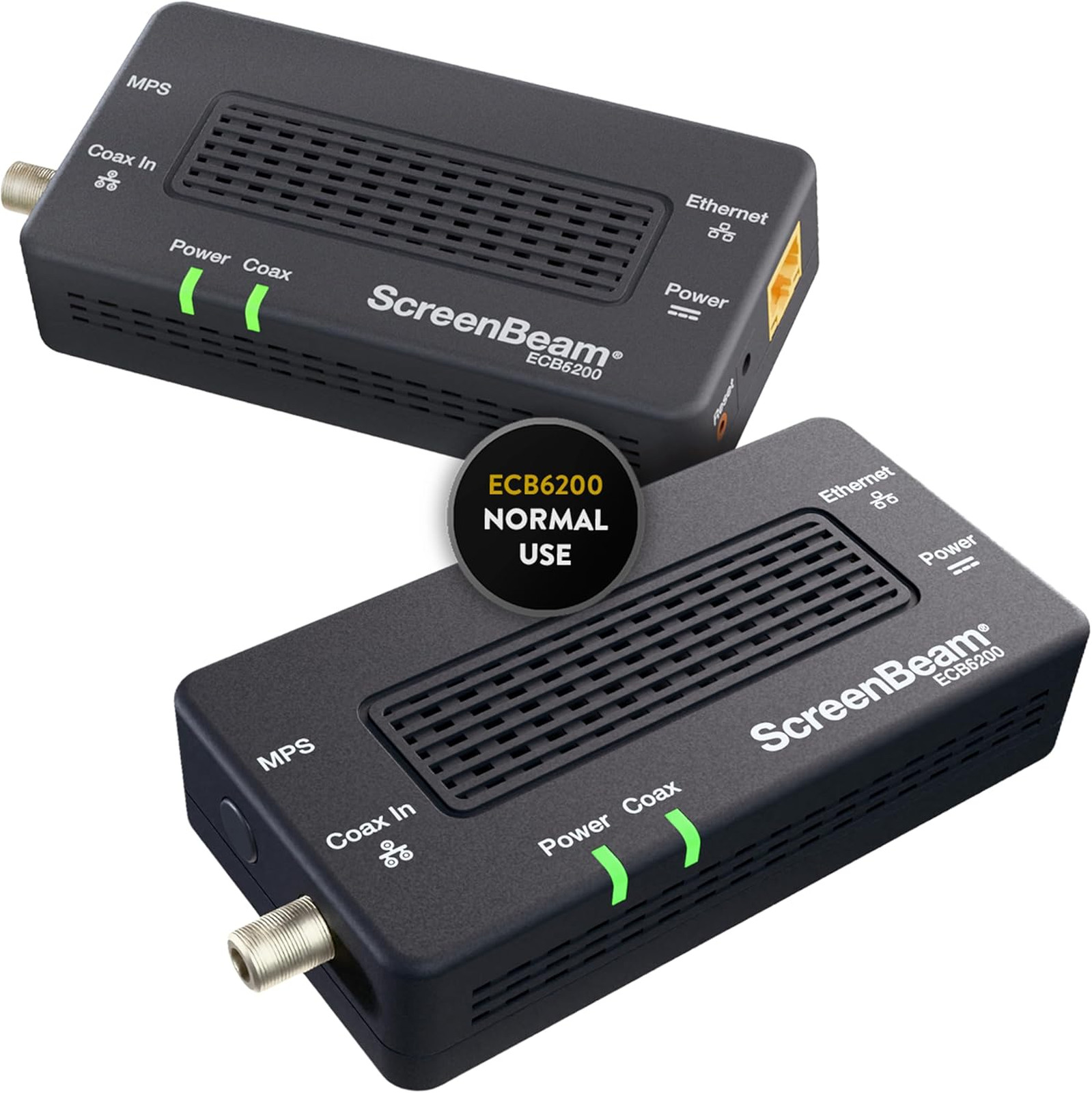 Network Adapter Starter Kit Bonded MoCA 2.0 Fast Ethernet Coax Speed Up to 1