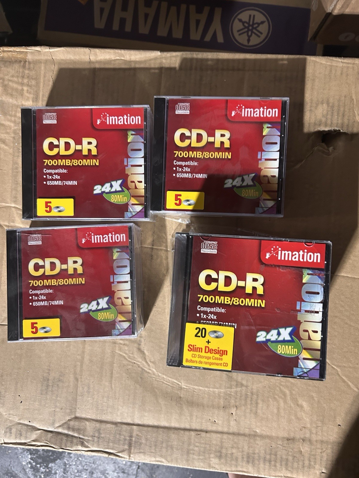 NEW 35 Imation CD-R 700MB/80MIN 24X Compact Discs