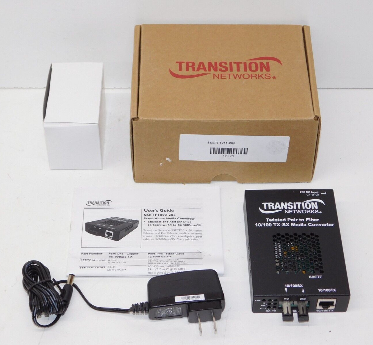 New Transition Networks Twisted Pair Fiber 10/100 TX-SX Media Converter Module