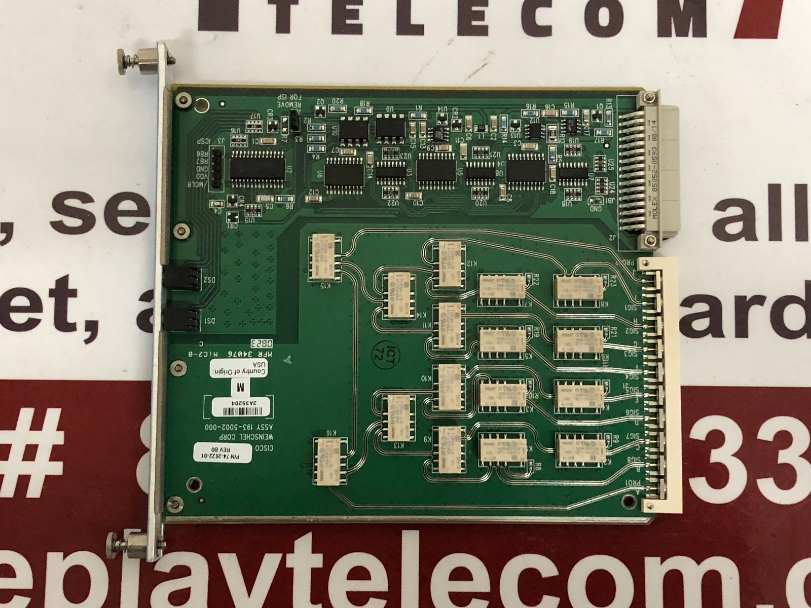 CISCO 74-2622-01 UBR-RFSW-1US UPSTREAM SWITCHING MODULE