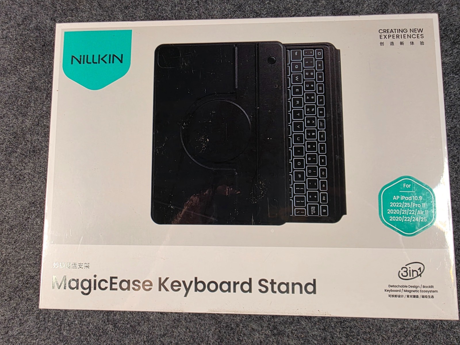 Nillkin MagicEase Keyboard Case Stand iPad Pro 11 Air 10.9 Backlit New