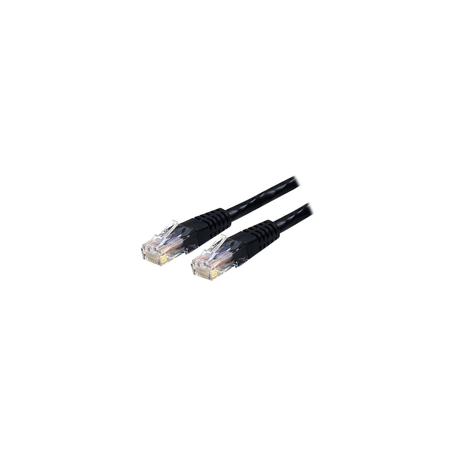 StarTech C6PATCH10BK 10\' Cat6 Black Molded RJ45 UTP Gigabit Patch Cable
