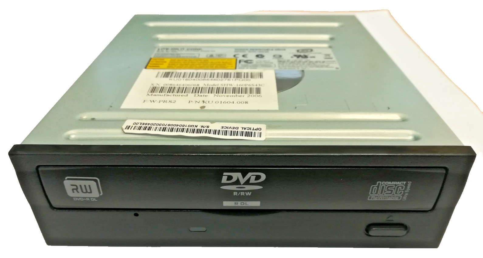 LITE-ON IT CORP.  SHW-160P6S**CD-RW / DVD-RW DRIVE IDE DRIVE BURNER #LW1727
