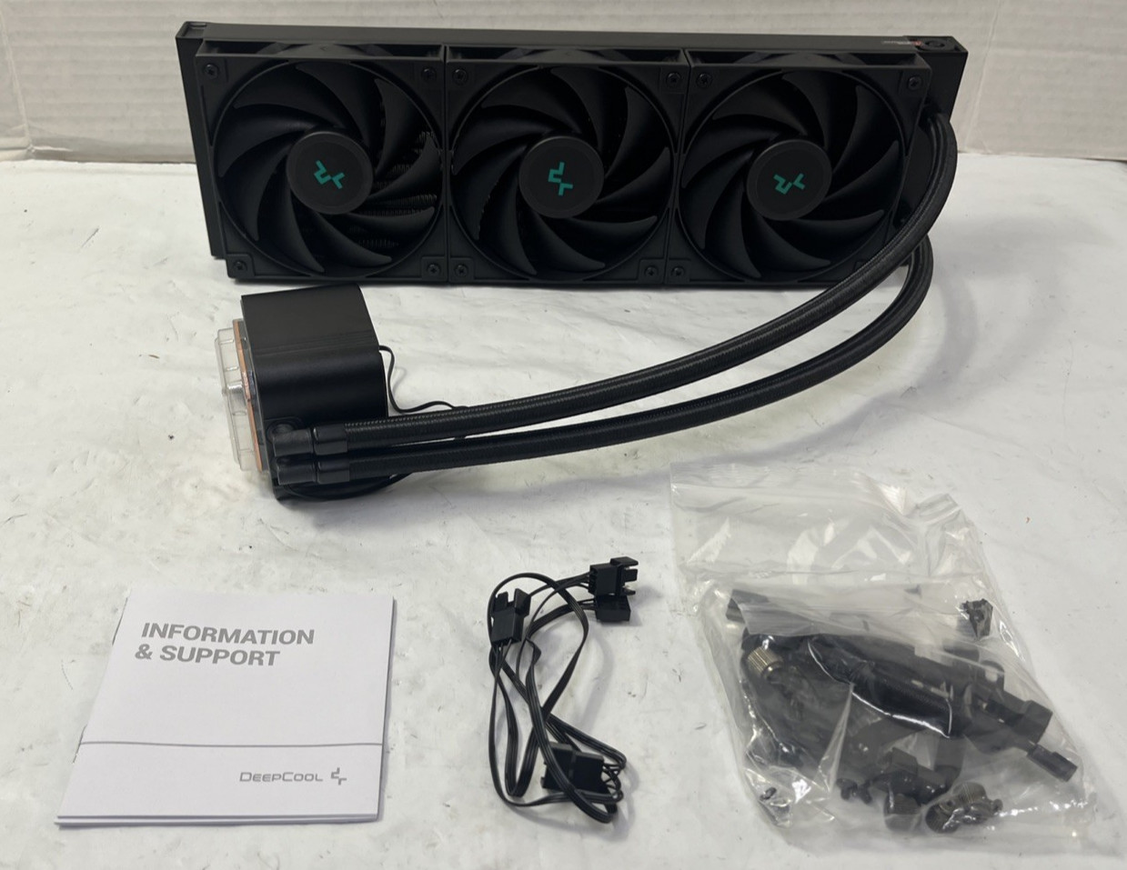 Deepcool LS720S ZERO DARK AIO Liquid Cooler 360mm For AMD & Intel