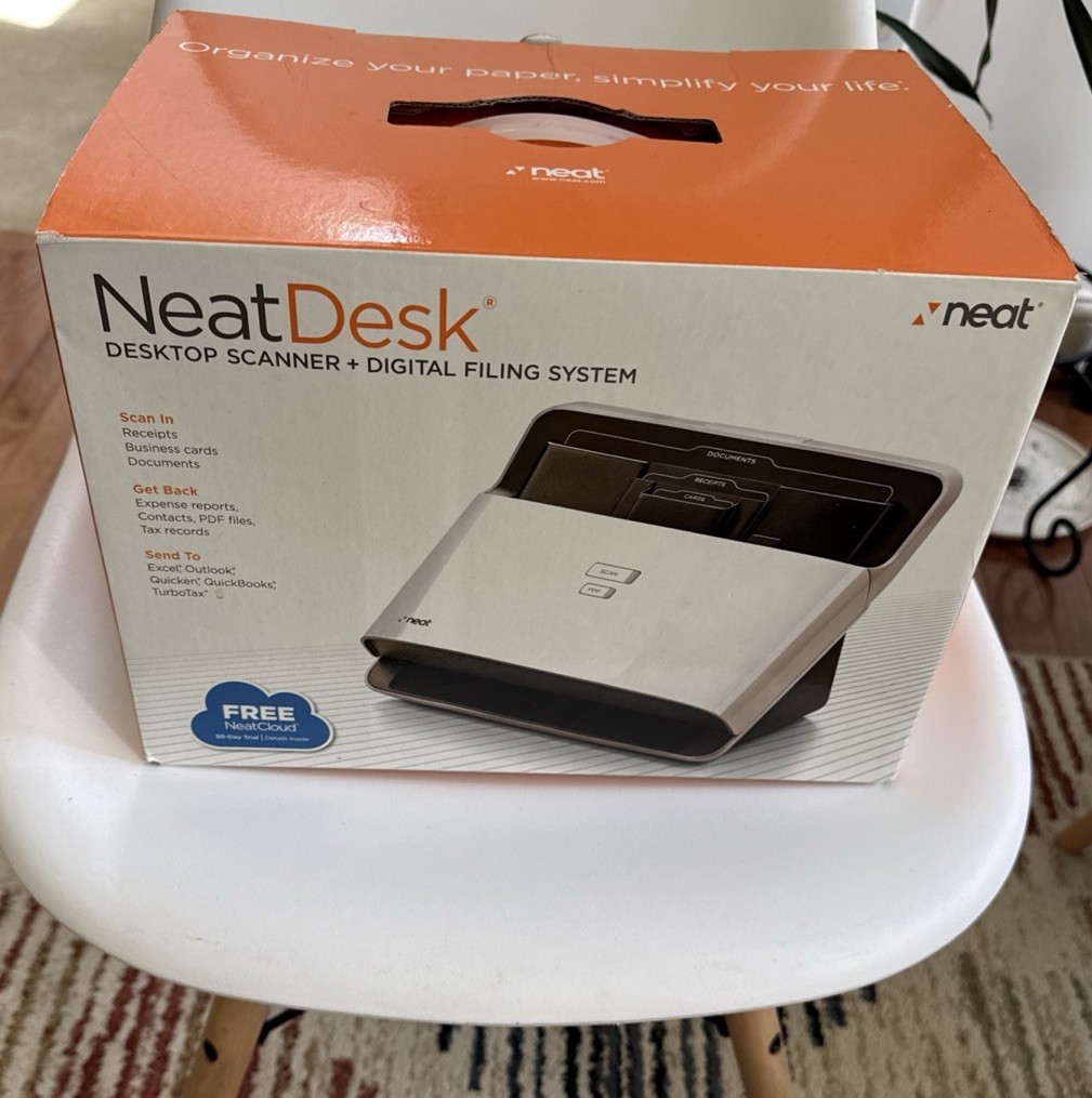 Scanner - NeatDesk Desktop and Digital Filing System For Mac / PC  Unused New