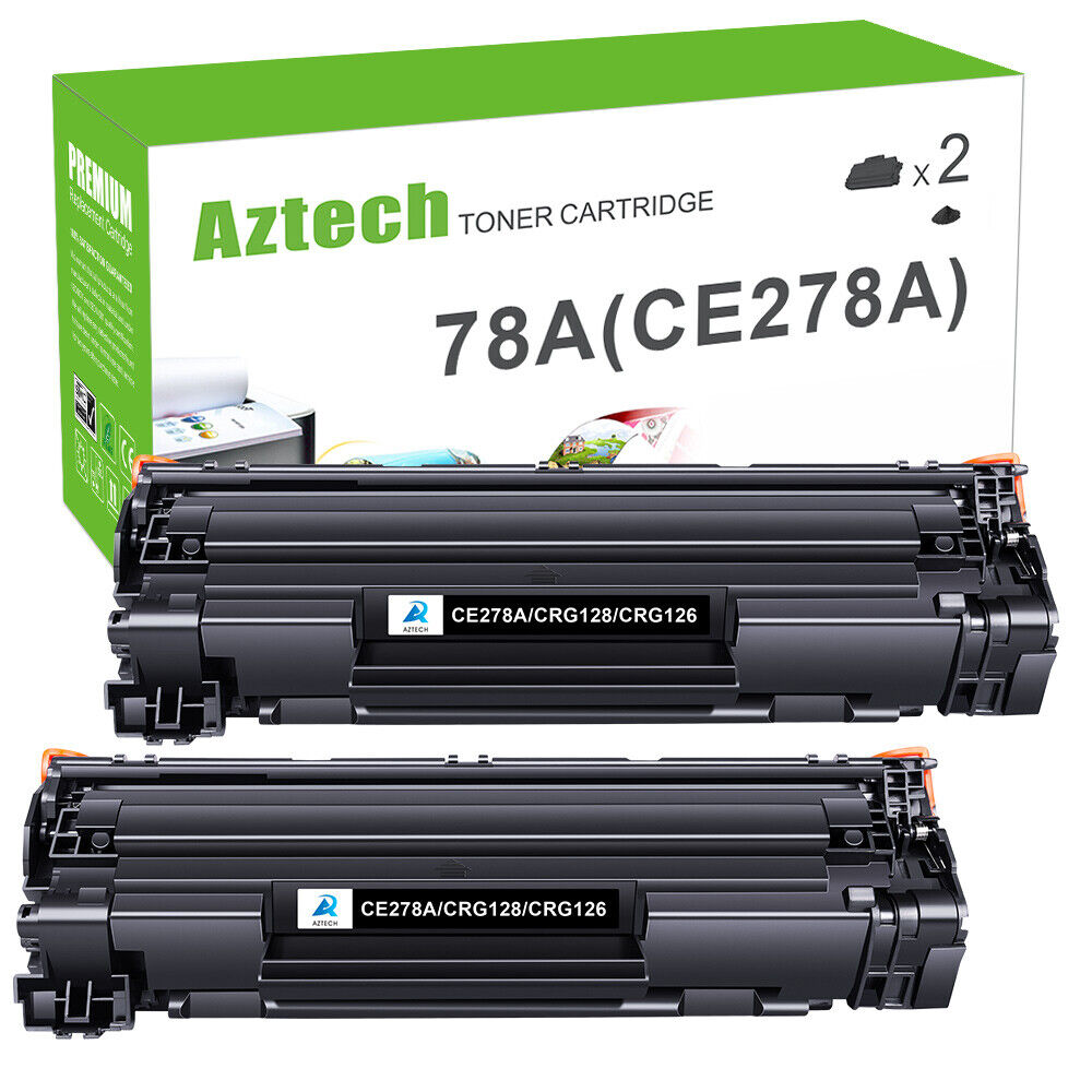 2 Pack CE278A Toner Compatible With HP LaserJet Pro M1536dnf P1600 P1606 P1560