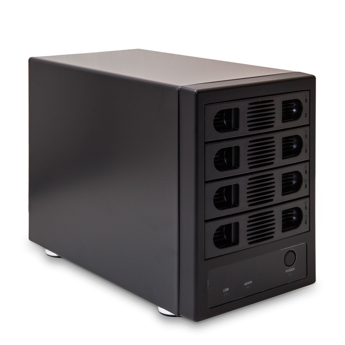 4 Bay 2.5" / 3.5" SATA HDD External USB 3.0 & eSATA Enclosure
