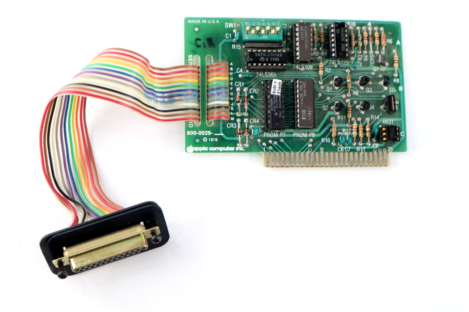 Apple Computer 600-0029 High Speed Interface Card For Apple II - Vintage 1978