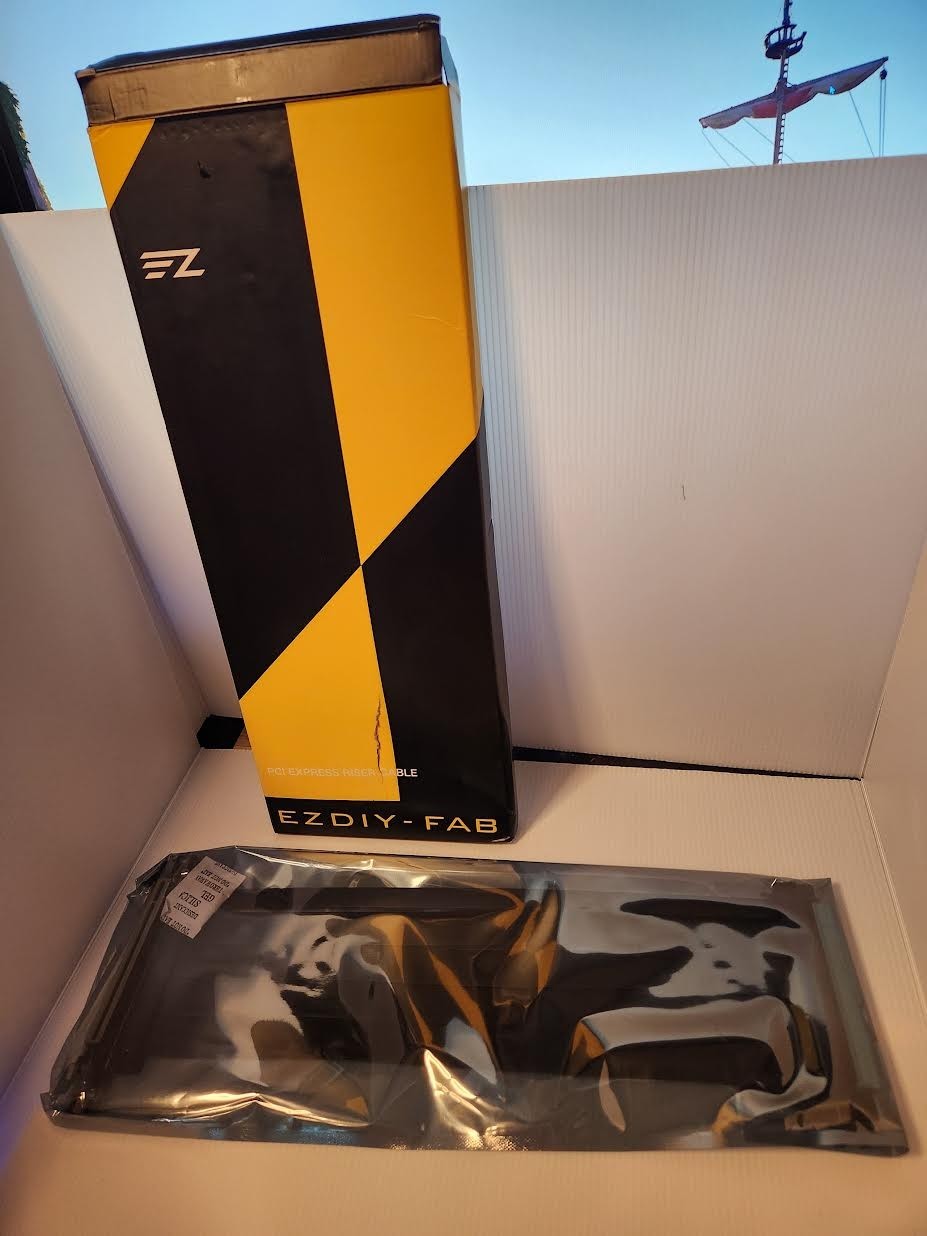 SEALED. EZDIY-FAB Riser Cable, PCIe 5.0 Riser Cable, Gen5 GPU Extender