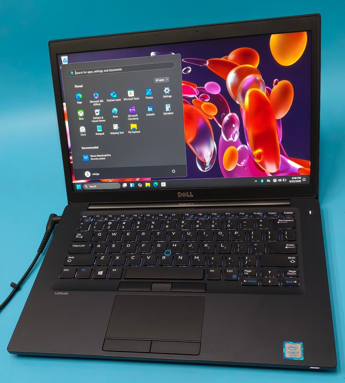 Dell Latitude 7480 Core i7-7600U 2.80GHz | WORKING | FOR COMPLETION #20