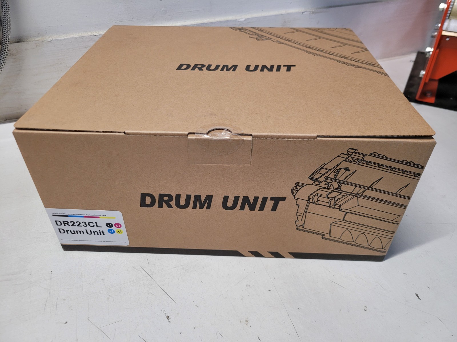 DR223CL Drum Unit 4Pk For Brother MFC-L3770CDW HL-3210CW HL-3230CDW MFC-L3710CW