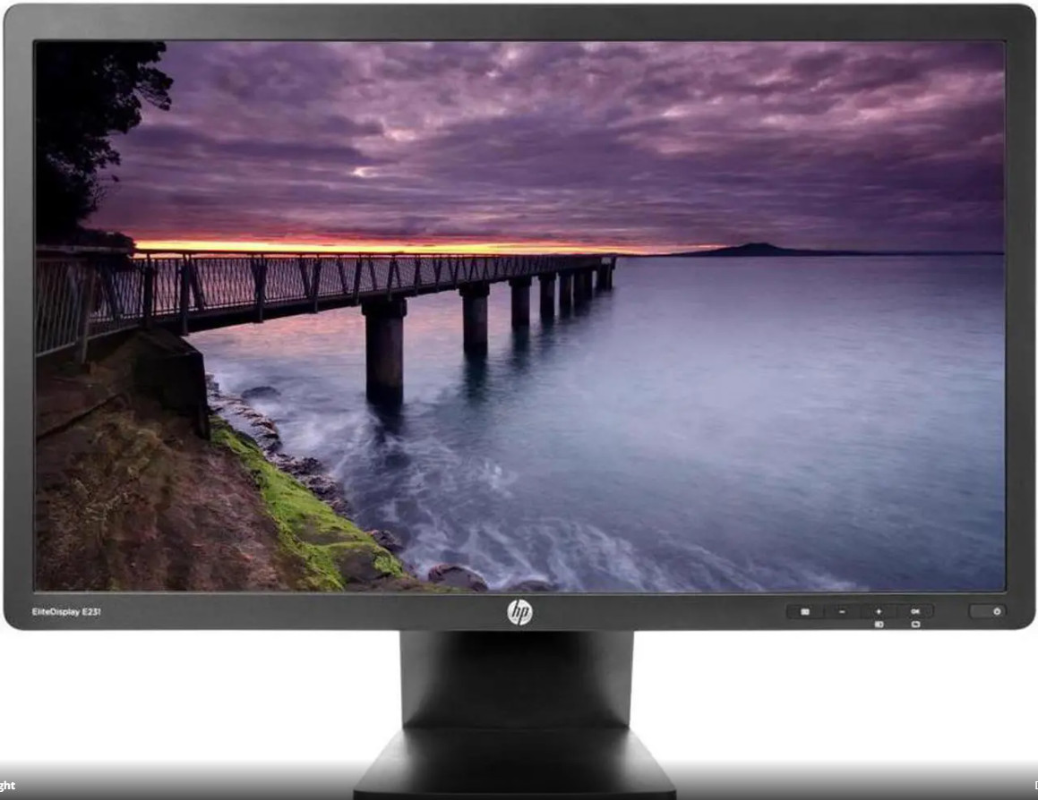 GRADE A HP EliteDisplay E231 23" FHD 1080P Widescreen LED Monitor VGA DP DVI USB