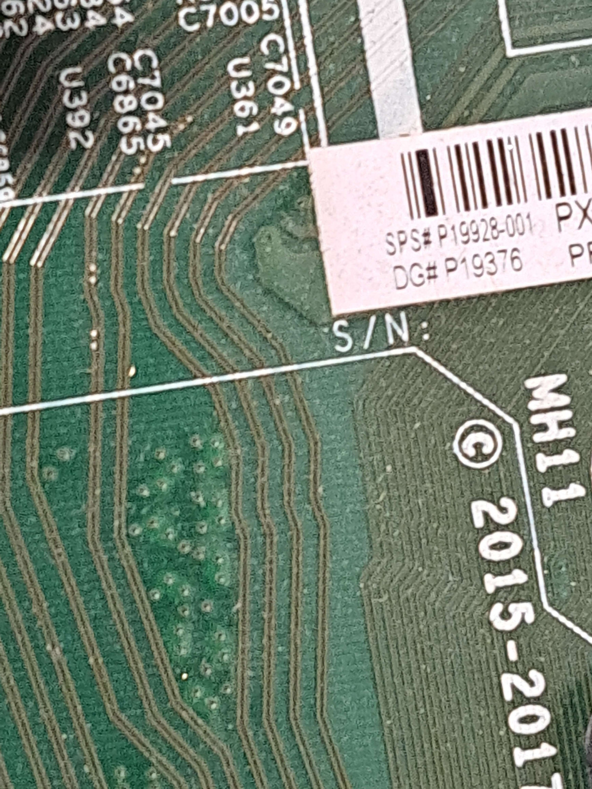 P19928-001 HPE DL380 Gen10 NC System Board