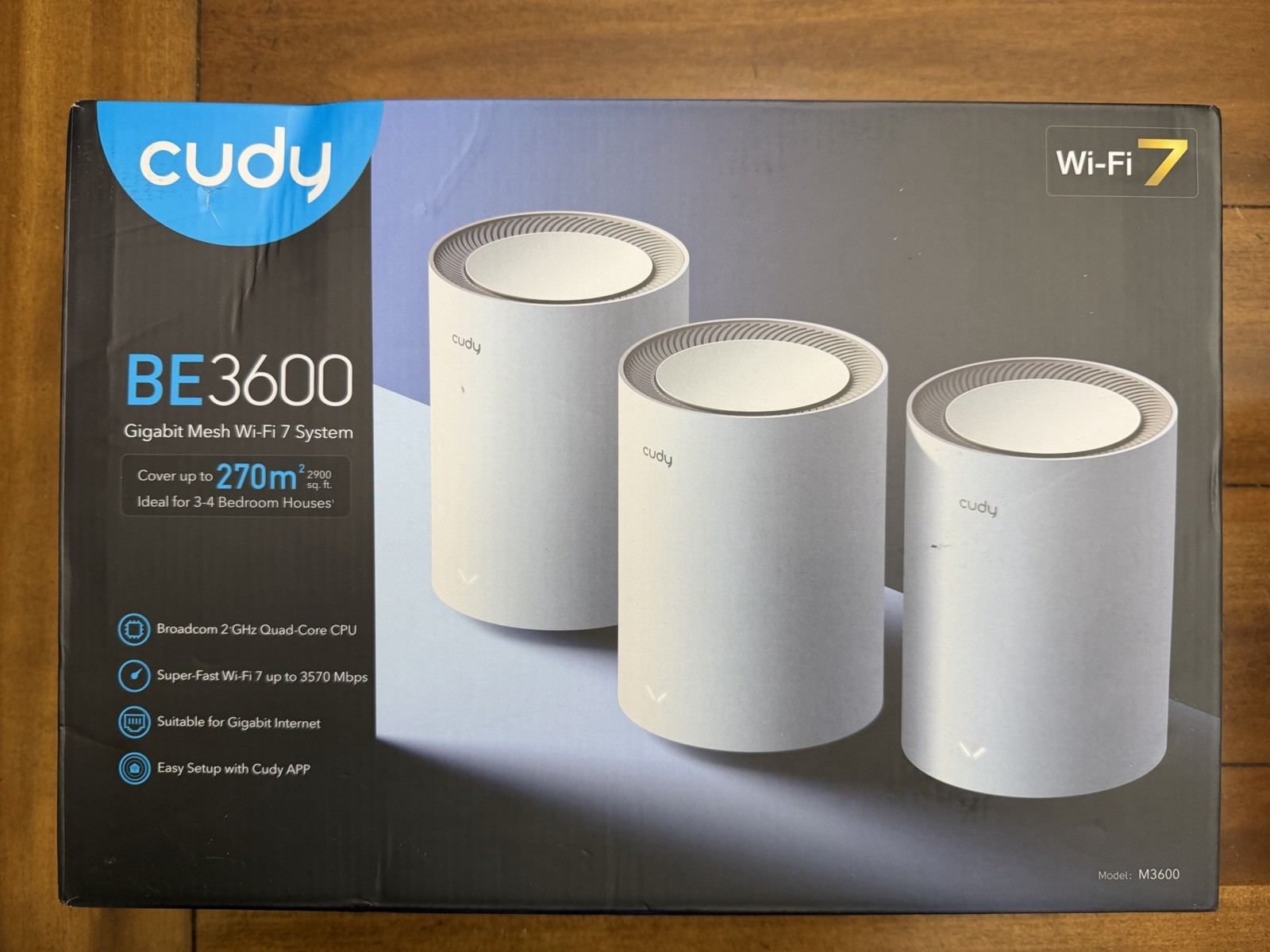 Cudy Dual Band BE3600 WiFi 7 Wi-Fi Mesh System